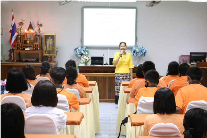 พุทธสมาคมจังหวัดสุพรรณบุรี ให้ความรู้เรื่องอาสาสมัครพิทักษ์สถาบันชาติ พระพุทธศาสนา พระมหากษัตริย์